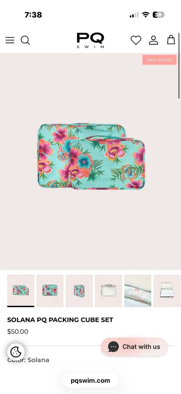 PQ Swim Solana Packing Cube Set